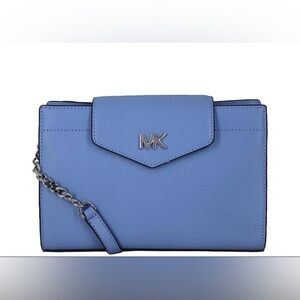 Michael Kors Blue Mott Medium Crossbody/Clutch Bag NWOT